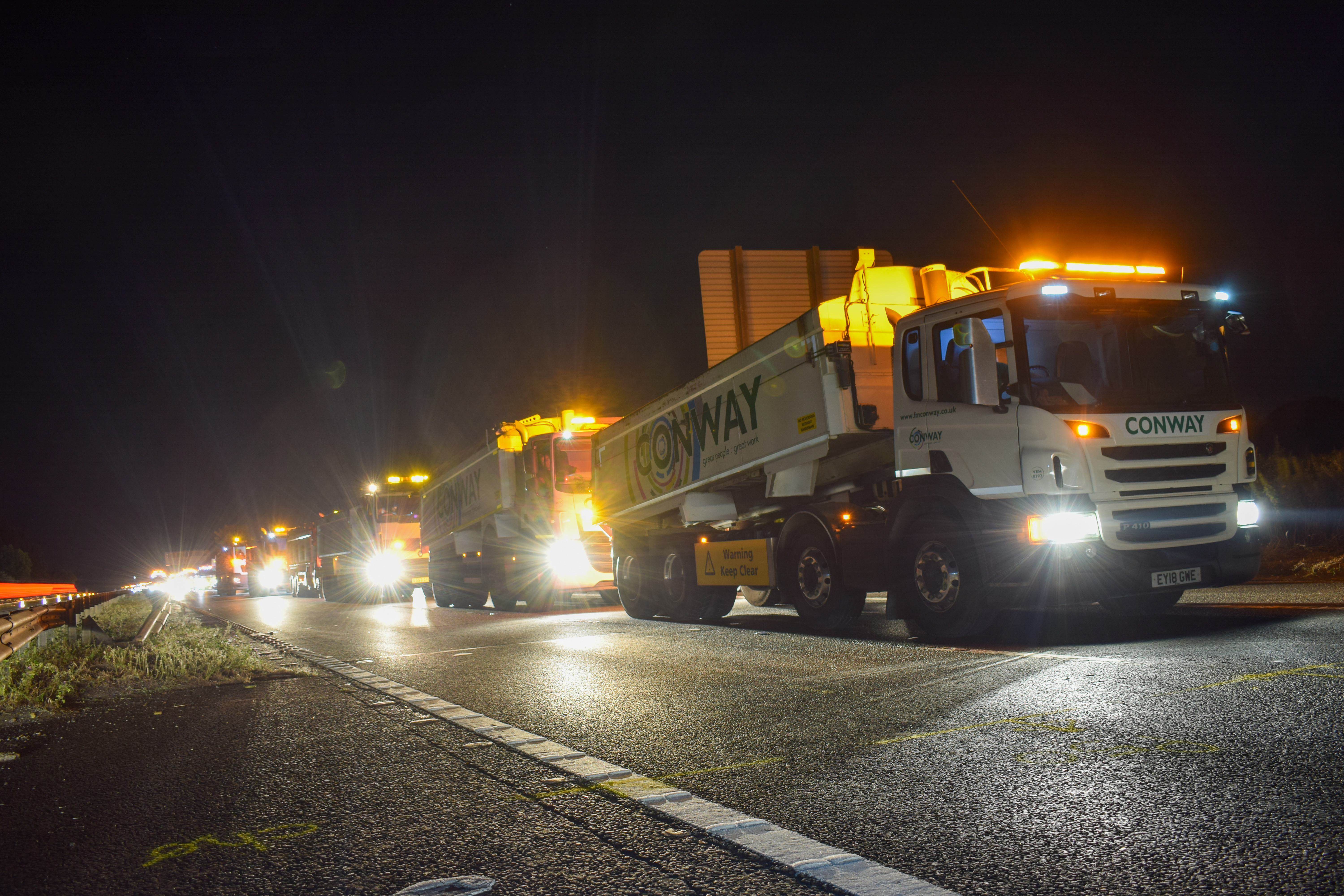 50% reclaimed asphalt pavement used on SRN for the first time 