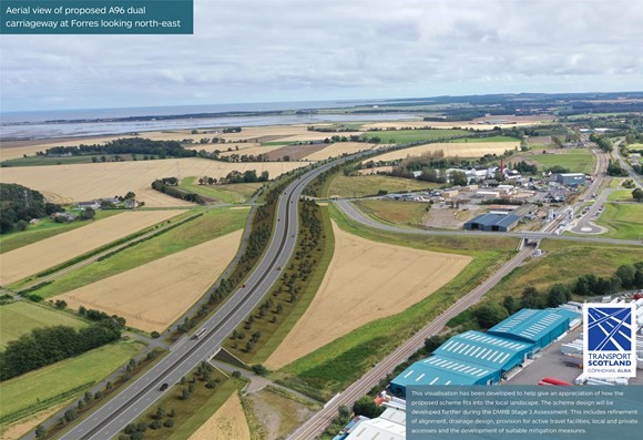 Scottish Government digs in on A96 with 40km shared path