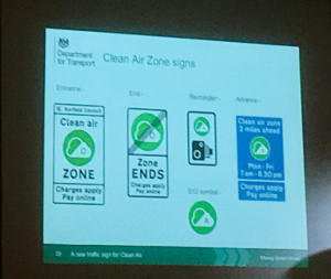 Designer sign - DfT employs Saatchi to create new Clean Air Zone sign