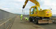 New barriers installed on Erskine Bridge