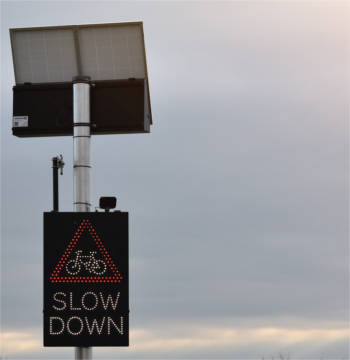 Unique solution helps protect unseen cyclists