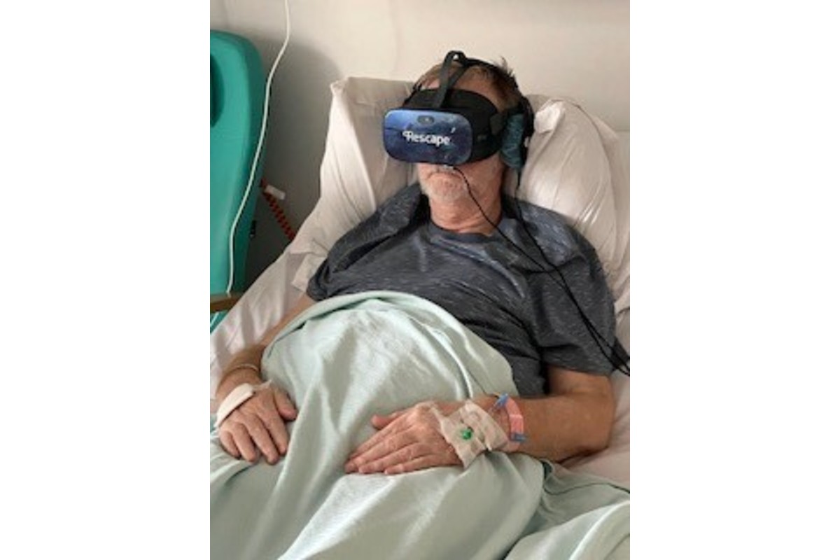 Virtual reality trial helps patients relax