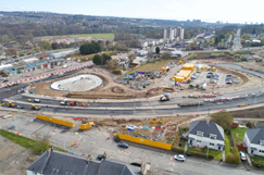 Aberdeen junction works blown behind schedule