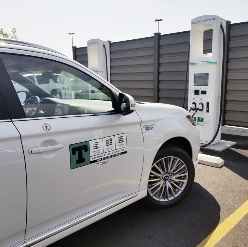 Tacoma Power and Electrify America introduce new electric vehicle charging stations