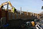 Work on A591 retaining wall progressing well