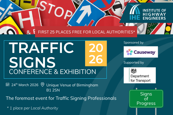 Book now: IHE Traffic Signs Conference 2026 selling out