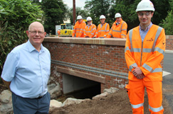 Staffs' new bridge reduces flood risk