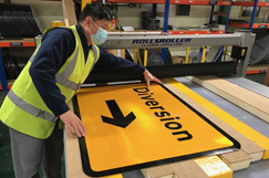 British road signs star in New York exhibition   