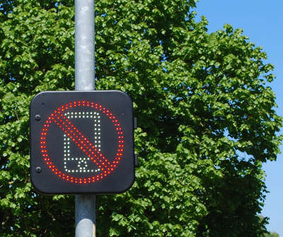 Get off the phone! Norfolk signs warn drivers