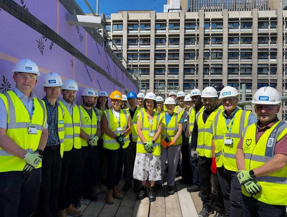Critical care department reaches construction milestone