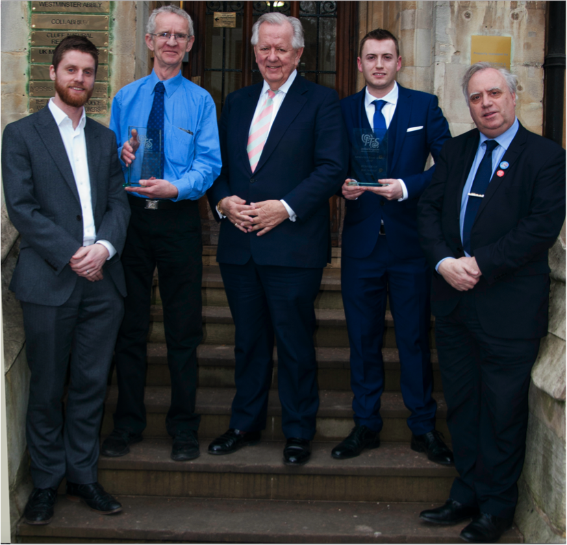 ITS (UK)/SMART Highways Apprentice Essay winners collect awards
