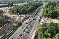 Beam lift causes A3 weekend closure