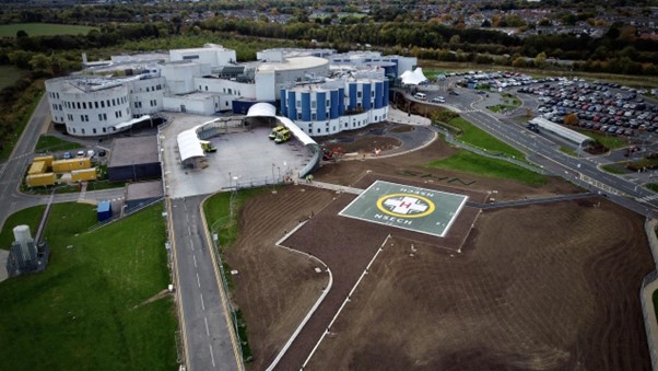 Helipad opens at specialist emergency hospital
