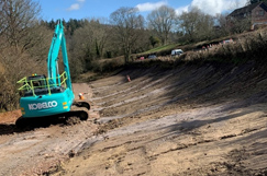 Six month landslide repairs begin on A40