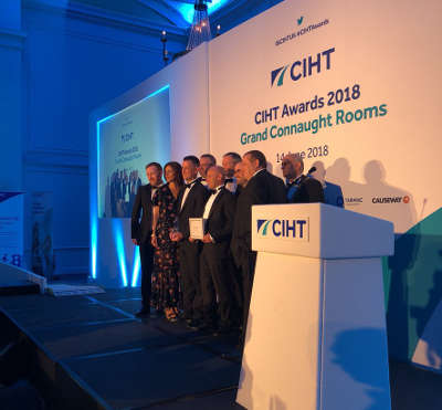 Wright recognised for inspirational leadership as Kier triumphs at CIHT awards