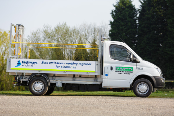 Highways England announces electric roadworks vehicle trial 