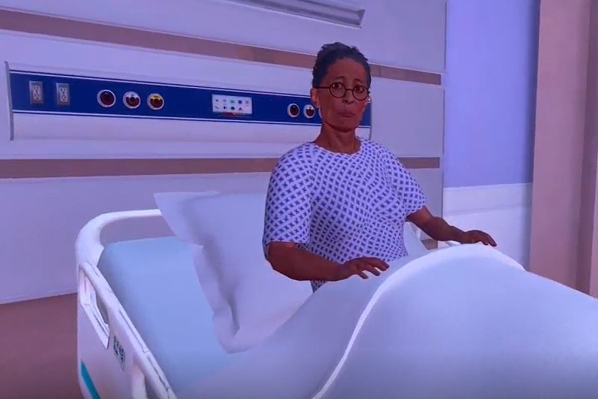 Virtual patient enhances healthcare students' communication skills