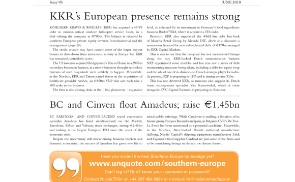 Southern Europe unquote" June 2010