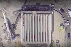 M2  junction job progresses with beam lift