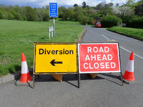 Roadworks? What roadworks?