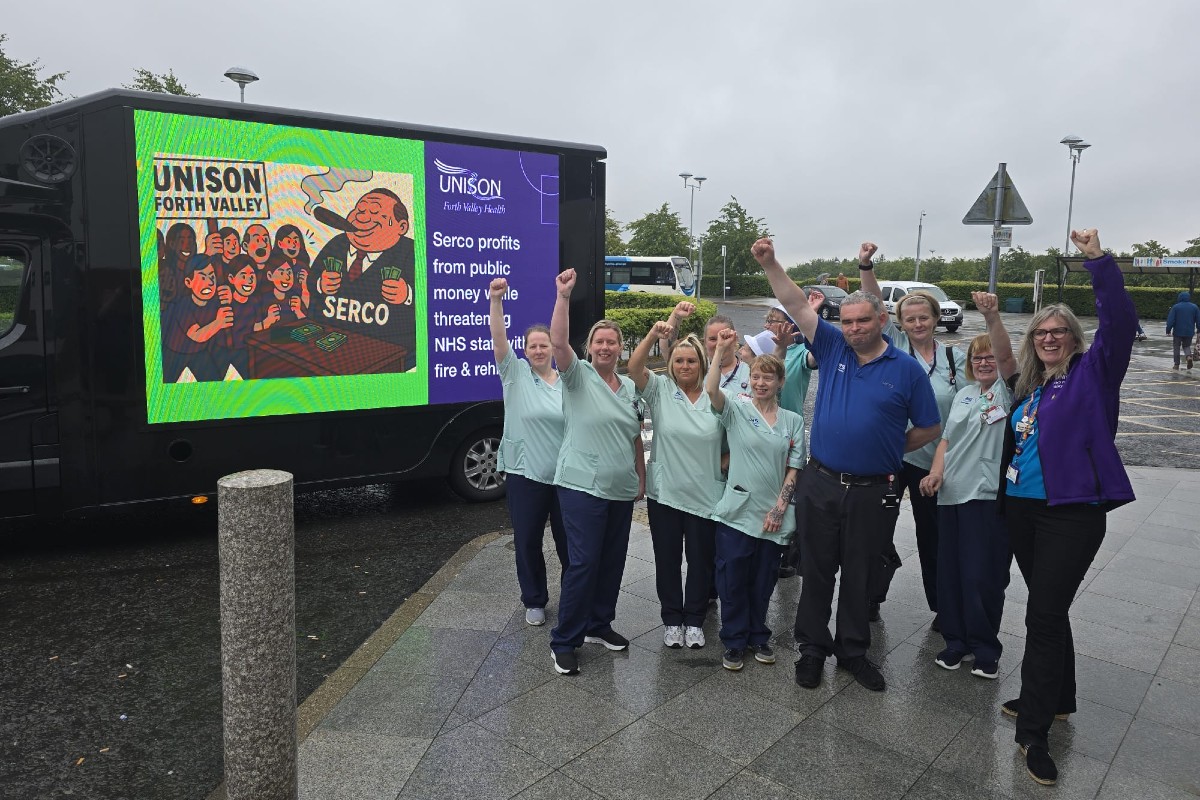 NHS Forth Valley staff voting on strike action