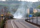 Road audit ordered after M1 fire