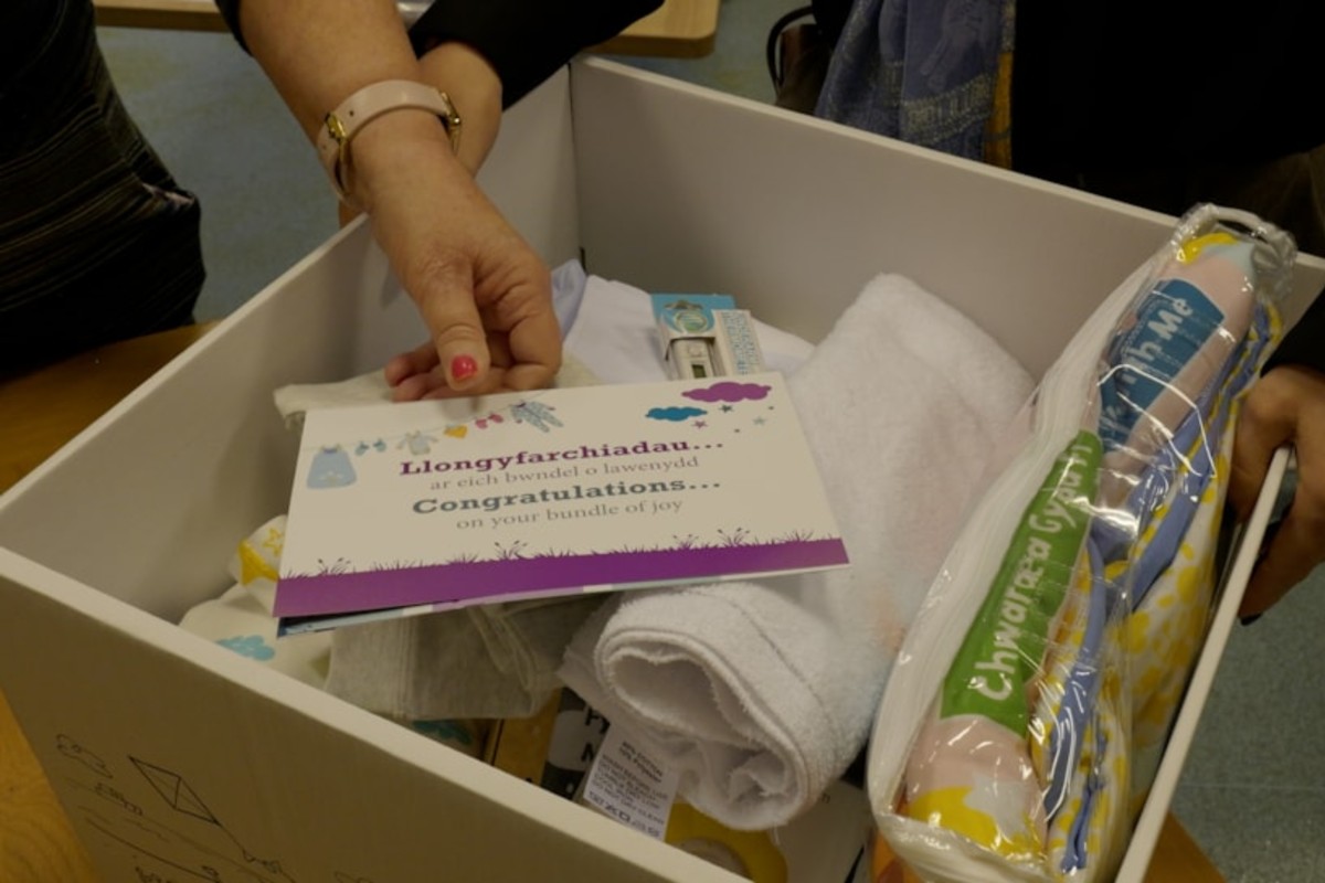 First baby bundles land on doorsteps in Wales