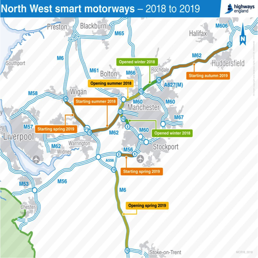 HE publicising new northwest smart motorway schemes