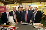 Transport Secretary tours road sign factory