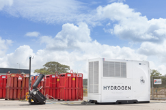 Kier trials hydrogen generator on A585 scheme