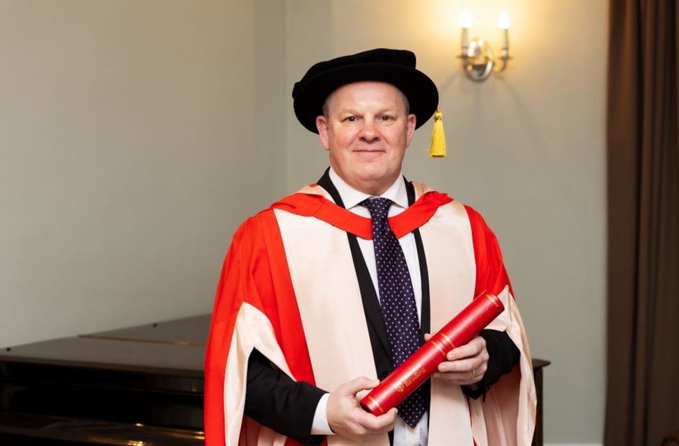 Trust chief executive recognised with honorary degree