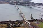 Queensferry Crossing taking shape 