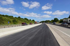 Steel and concrete for old rope on M1 safety roll out