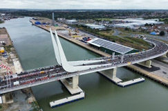 Gull Wing bridge takes flight