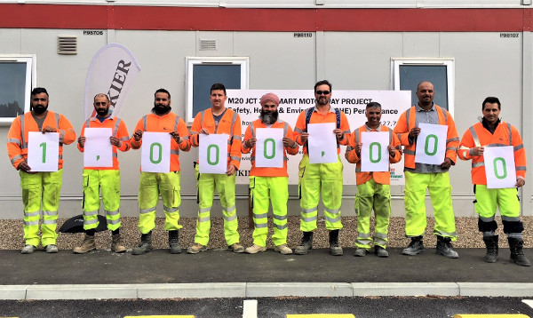 Kier reaches safety milestone on smart motorways schemes 