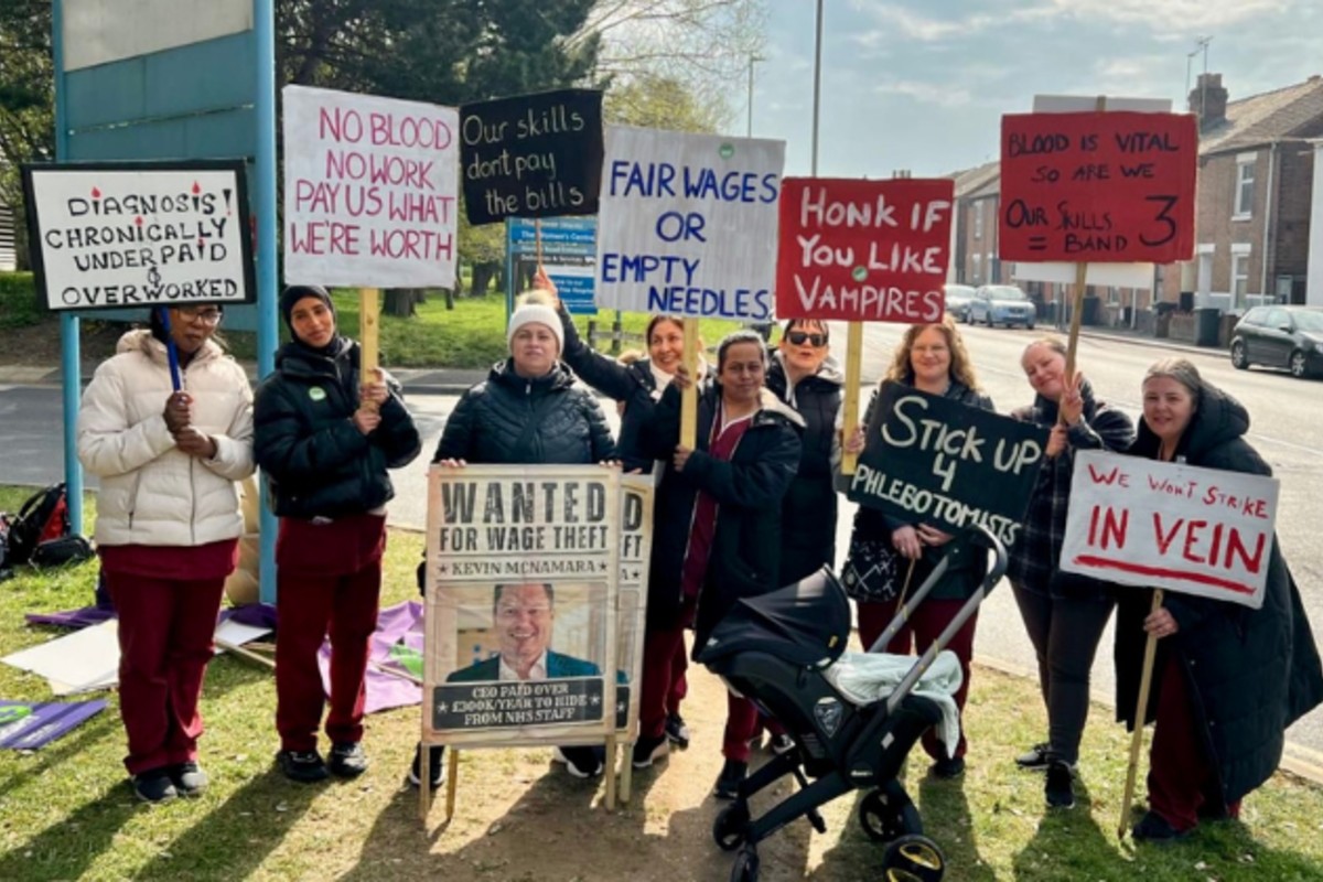 Gloucestershire phlebotomists end year-long NHS strike
