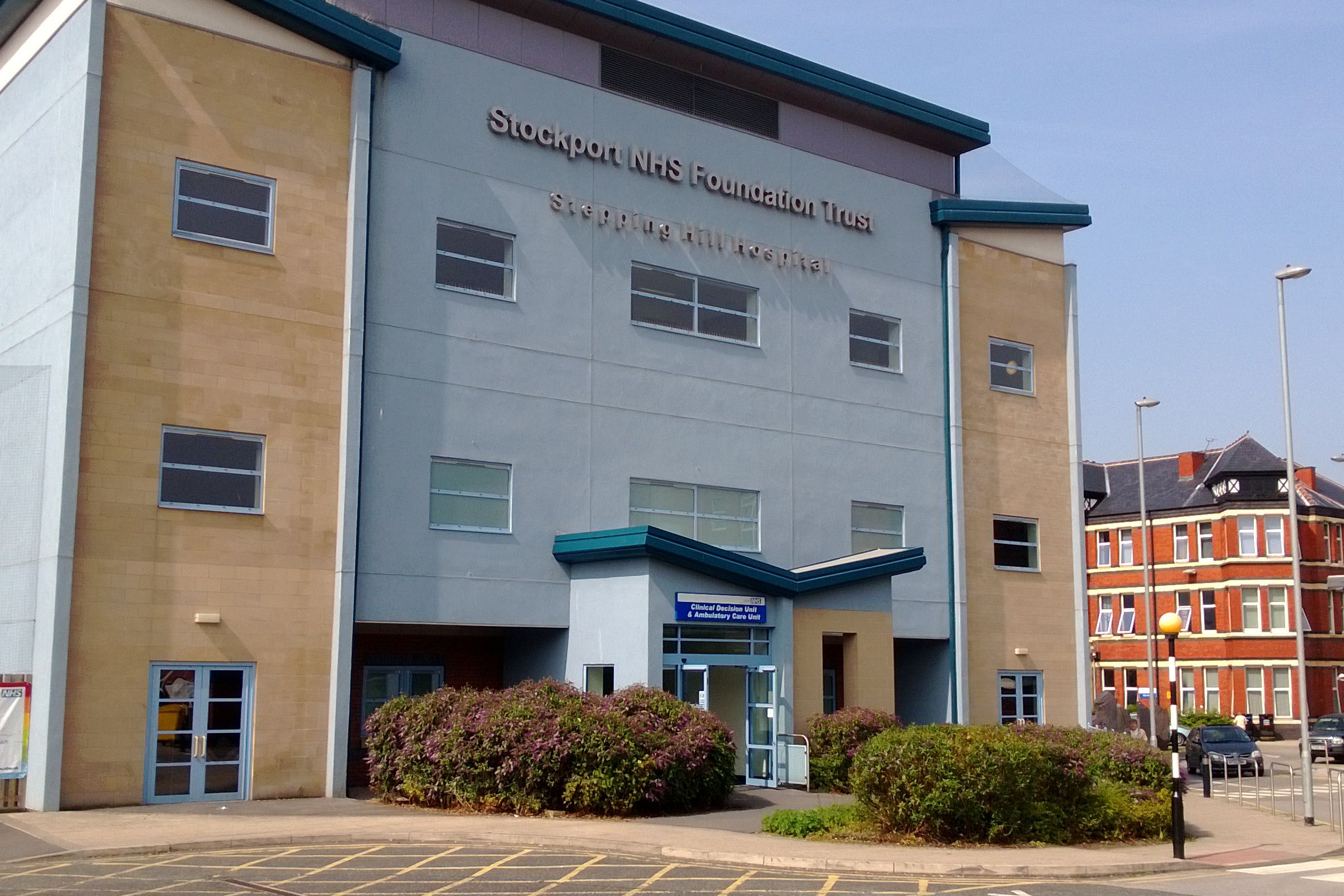 Ceiling falls-in twice at Stockport hospital