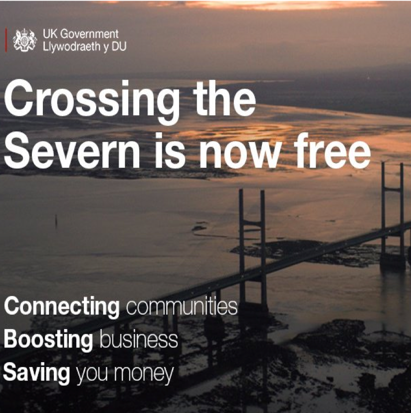 Severn Bridge now toll free