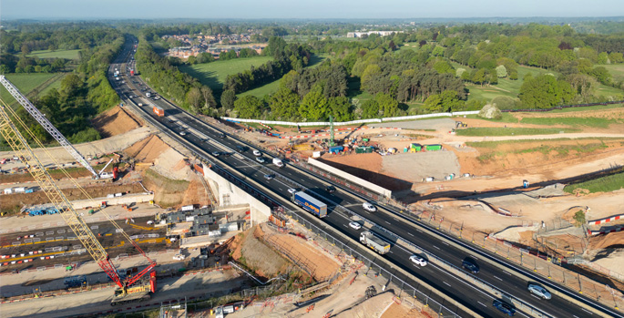 UK's heaviest bridge slide completed by Balfour Beatty VINCI