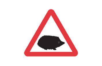 Councils urged to adopt new hedgehog traffic sign