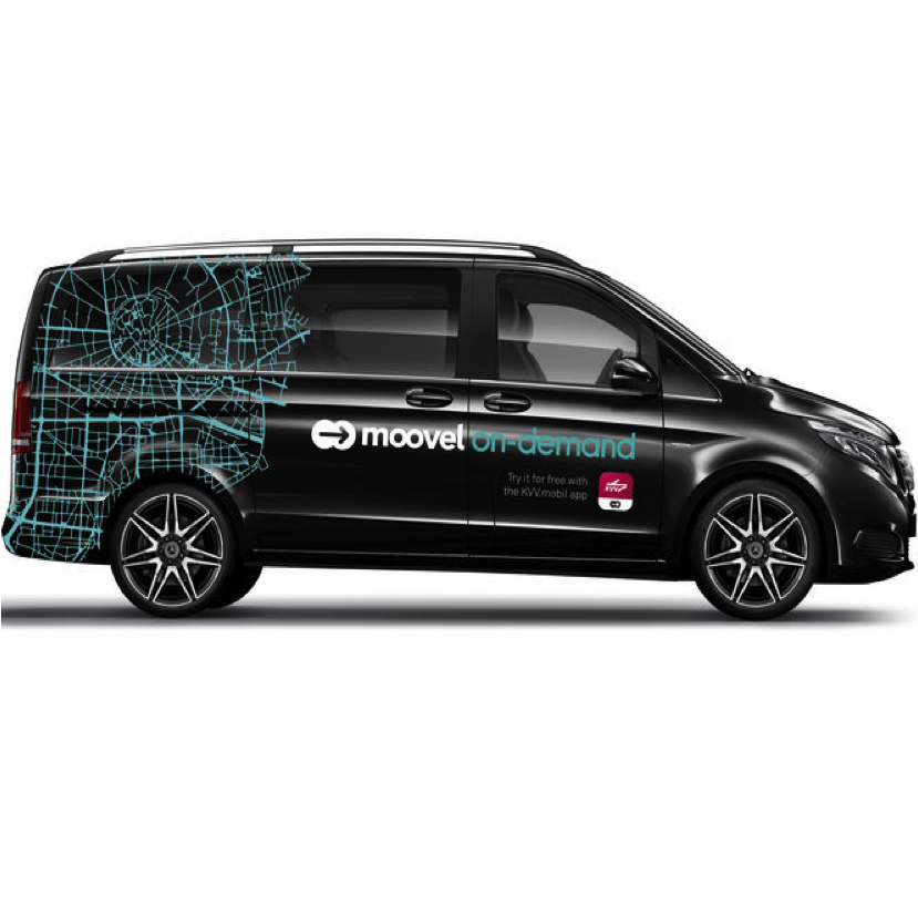 KVV and moovel offer on-demand shuttle service