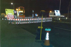 Hi-tech warning system used to protect workers on A52