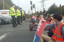 Climate protest causes standstill on M25