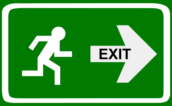 Running for the exit?