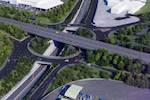 Work starts on triple decker roundabout