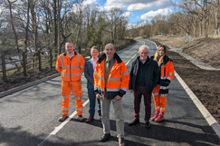 Northumberland protects against active landslip on B6344
