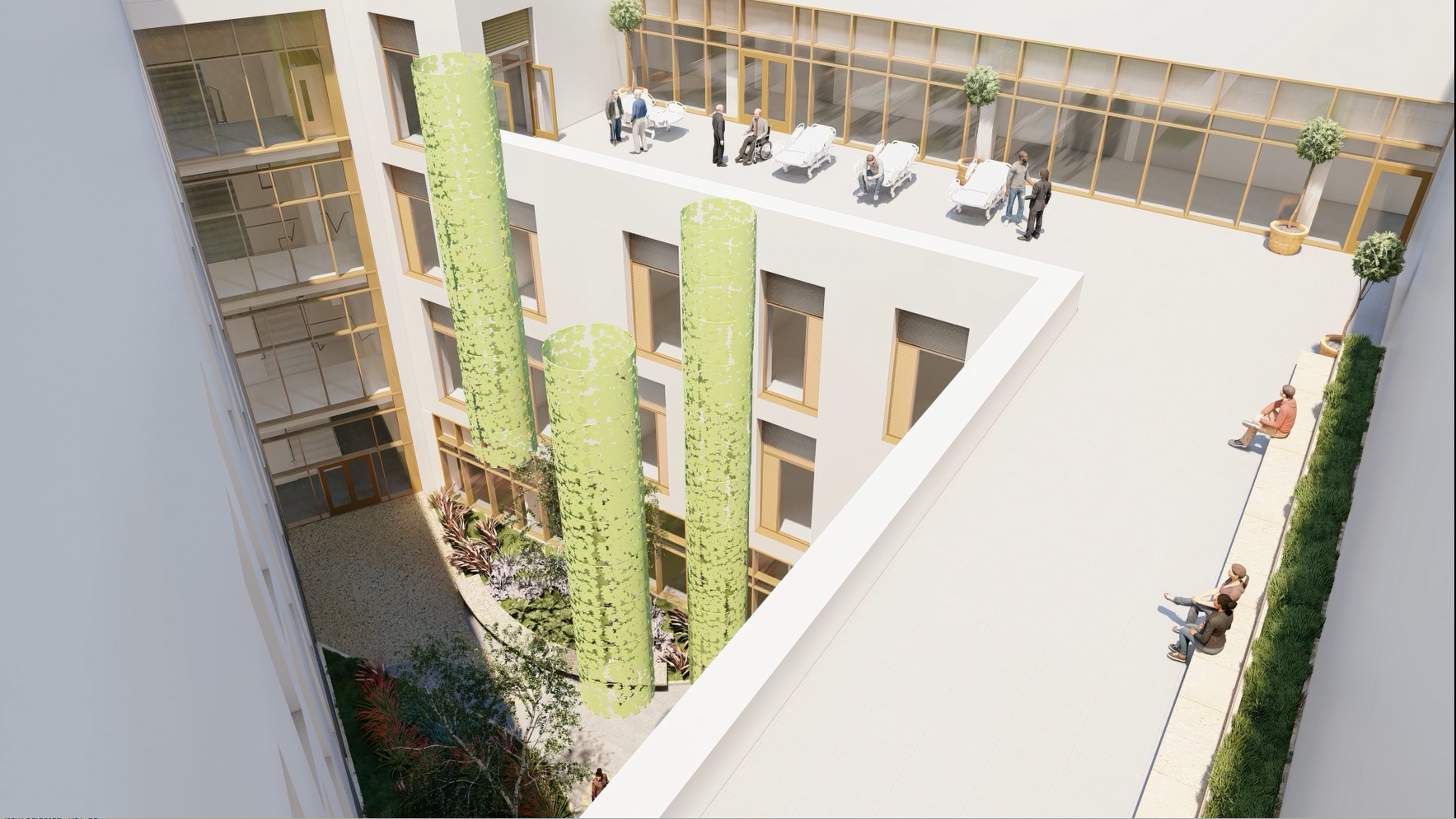 Multi-million pound hospital extension to feature sky gardens