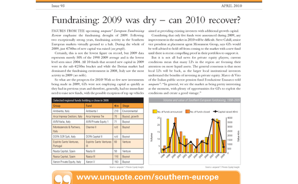 Southern Europe unquote" April 2010
