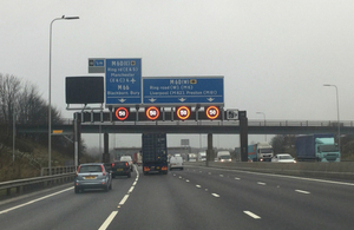 Greater Manchester's first smart motorway fully operational