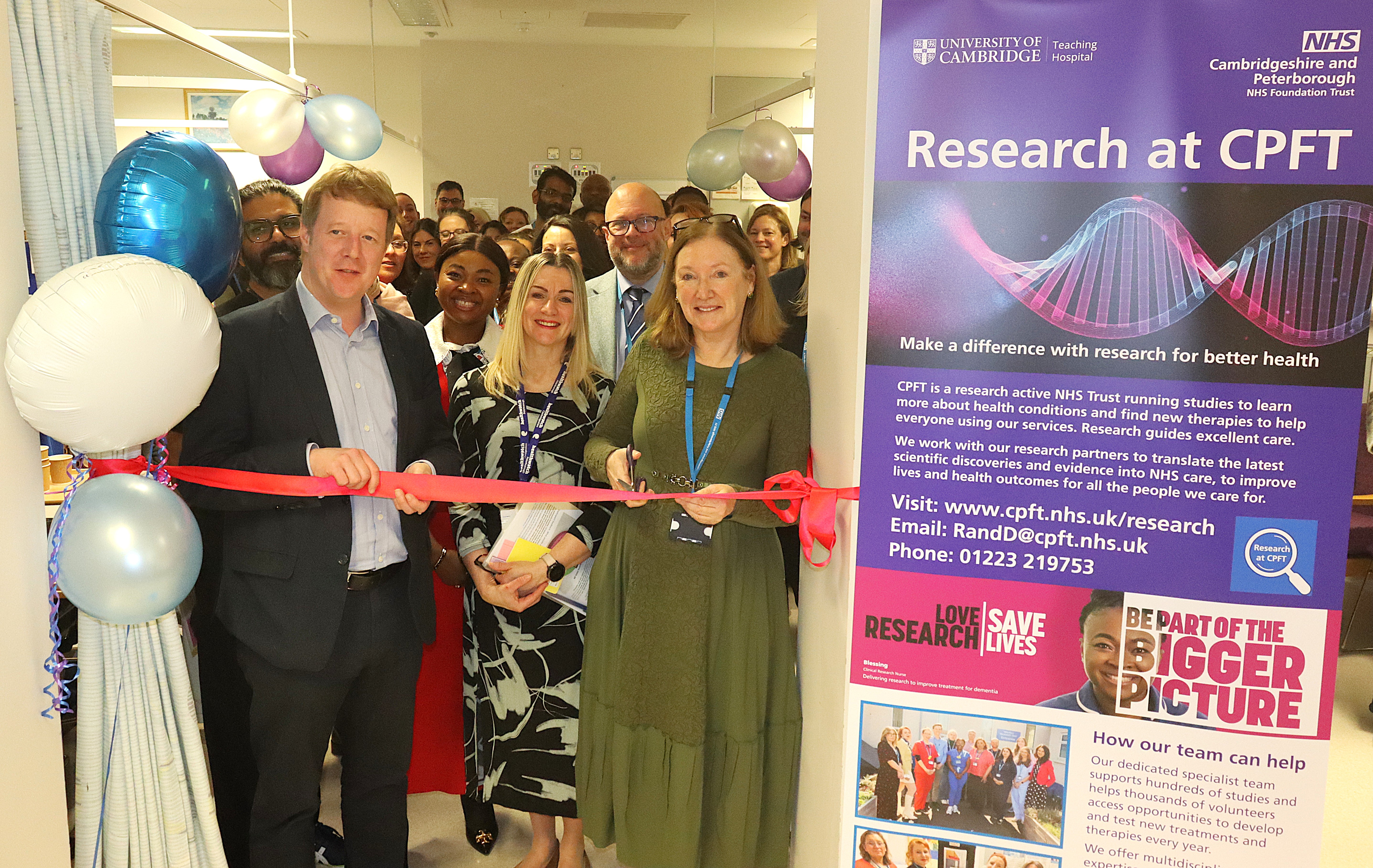 Clinical research suite opens in Peterborough
